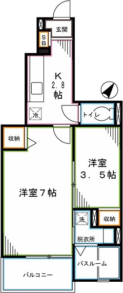 グランベルメゾン  間取り