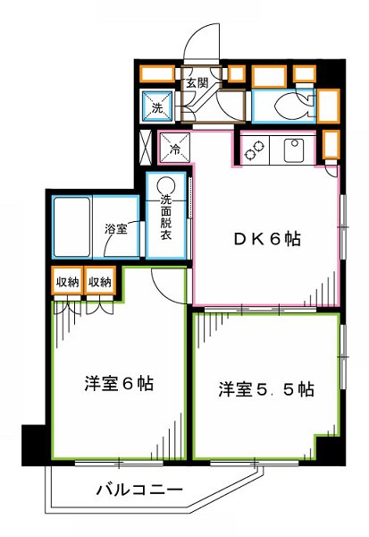 ルーブル中野本町 間取り