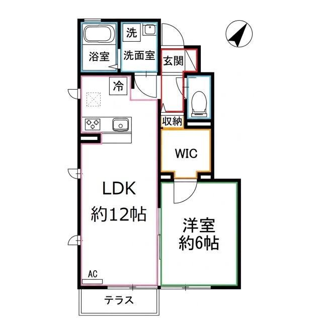 ソレアード B棟 間取り
