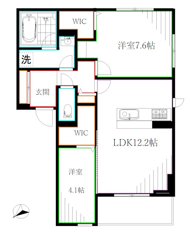CASA de MaNa吉祥寺1 間取り