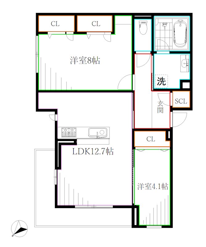 CASA de MaNa吉祥寺1 間取り