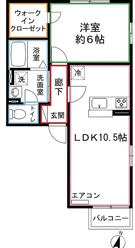 エスポワール（大和・前原町） 間取り