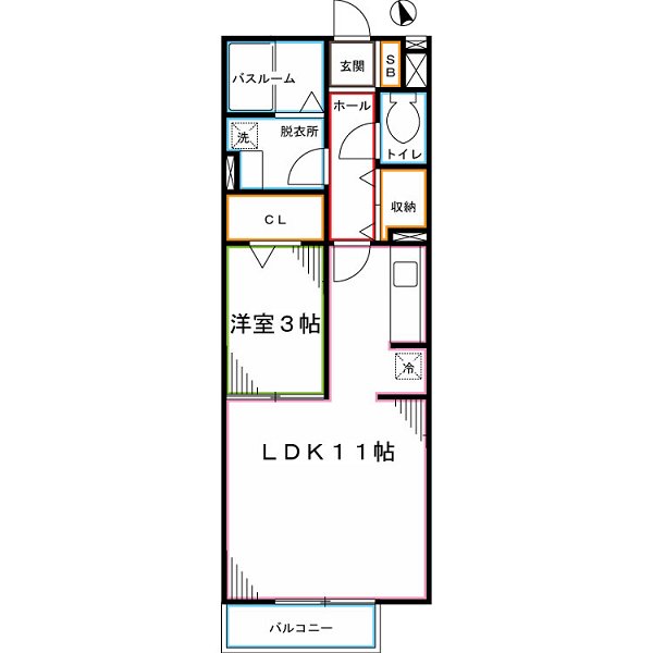 ソル・セレッソⅡ 間取り