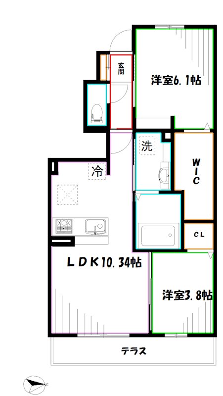 NKガーデン 間取り