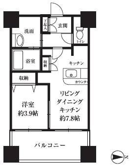 HF西新宿レジデンスWEST 間取り