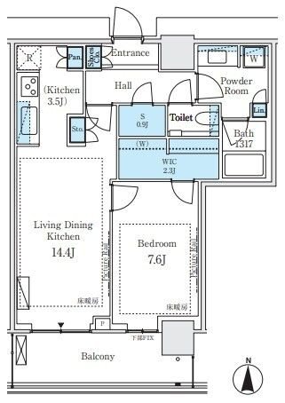 パークシティ中野 ザ タワー エアーズ  間取り