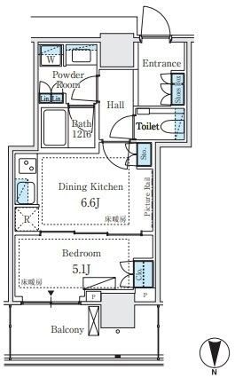 パークシティ中野 ザ タワー ブリーズ  間取り