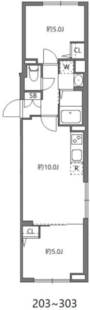 エルファーロ中野坂上 間取り