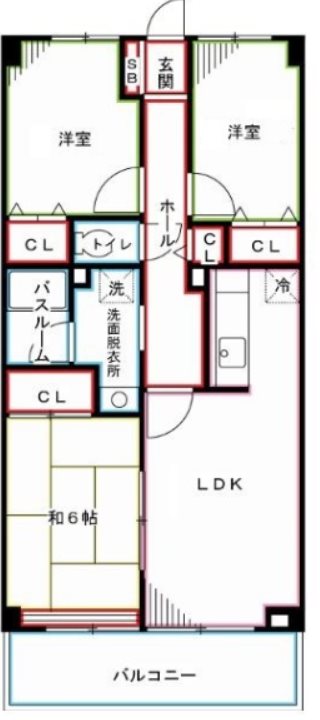 パークヒルズ上井草 間取り