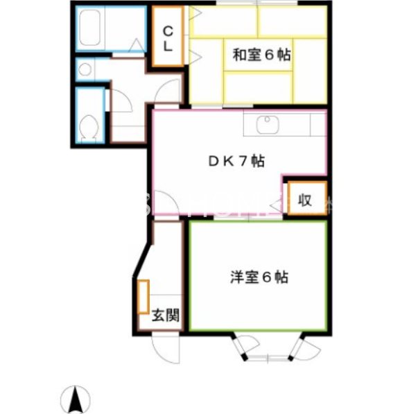 アンソレイエ小金井公園 間取り