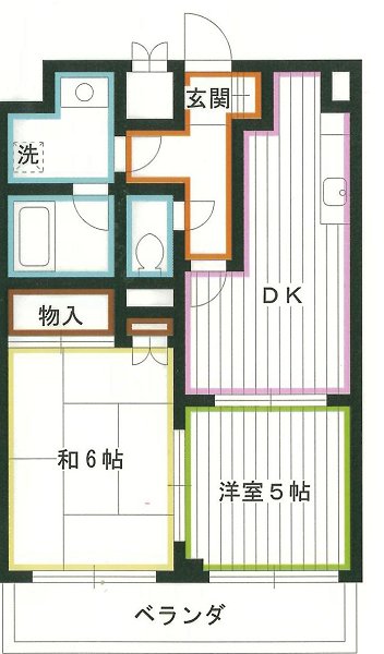 ヴェルハイム小金井 II 間取り