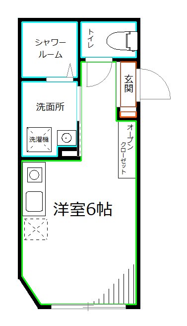 COCOCUBE西荻窪 間取り