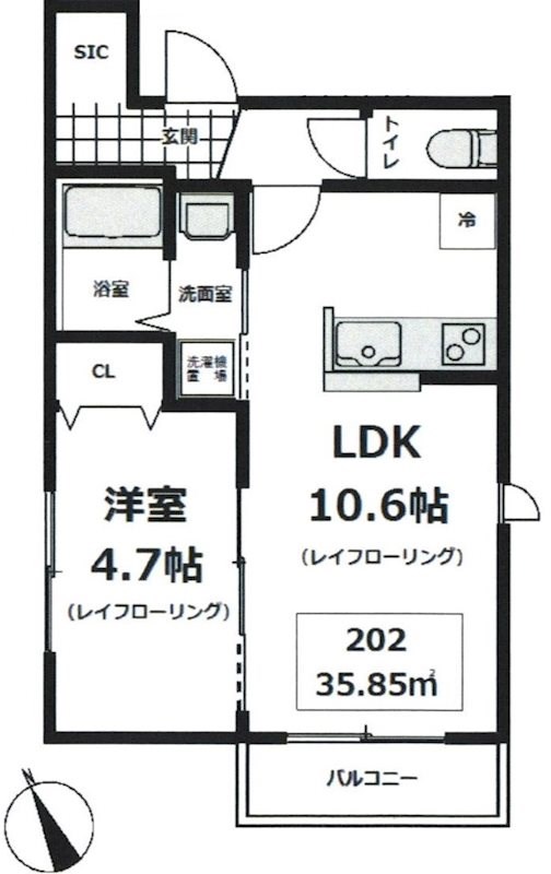 カーサ・カランコエ 間取り
