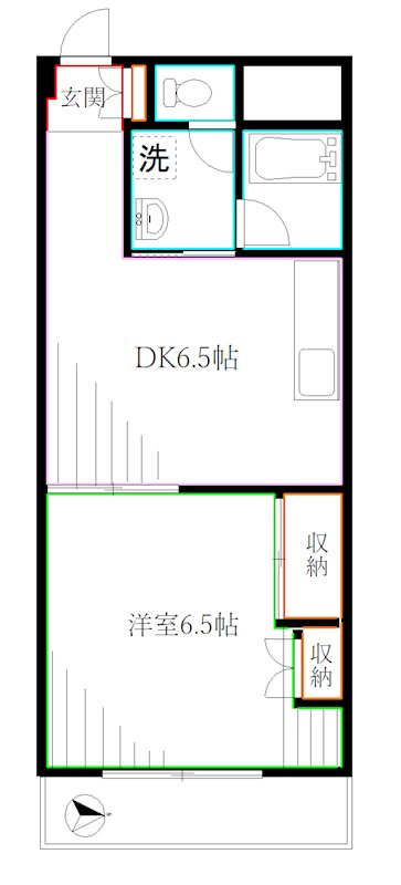 中町グリーンハイム 間取り