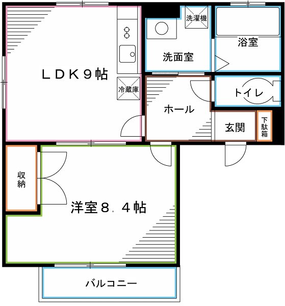 パルクレスト 間取り図