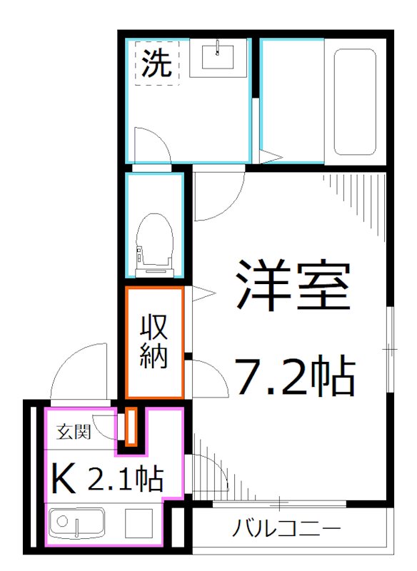 アネシスコート国分寺 間取り