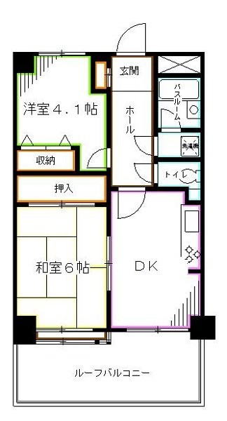荻窪３丁目シティハウス 間取り図