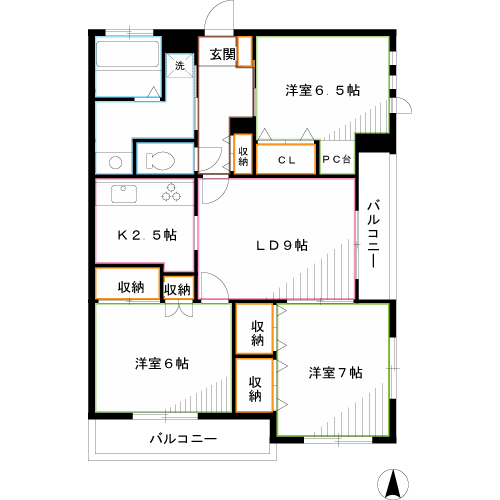 リベール武蔵野 間取り