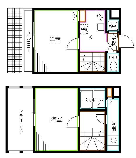ルーブル荻窪伍番館  間取り