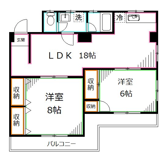 サトウマンション  間取り