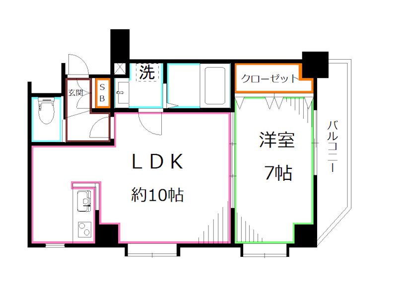 ロイヤルガーデン哲学堂 間取り