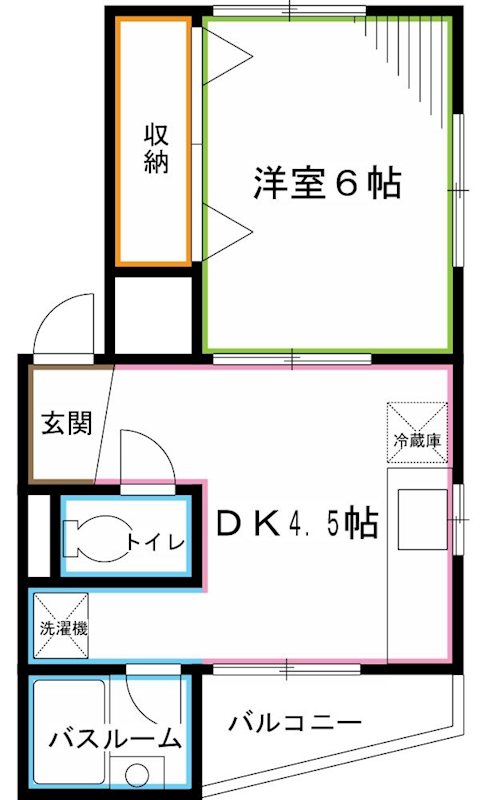 ルプレ荻窪 間取り