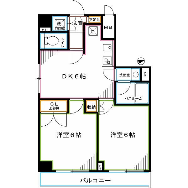 ルーブル野方伍番館 間取り