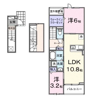 ピースフルⅢ 間取り