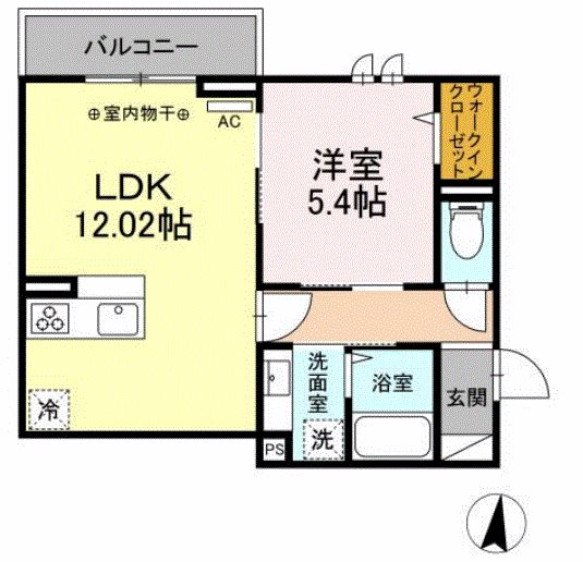 セレスティア本町 間取り図
