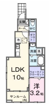 ヒカルサ西東京向台ウエスト 間取り