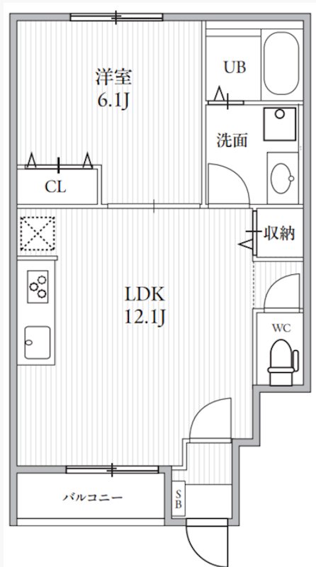 T's Cuore野方（ティーズクォーレ） 間取り
