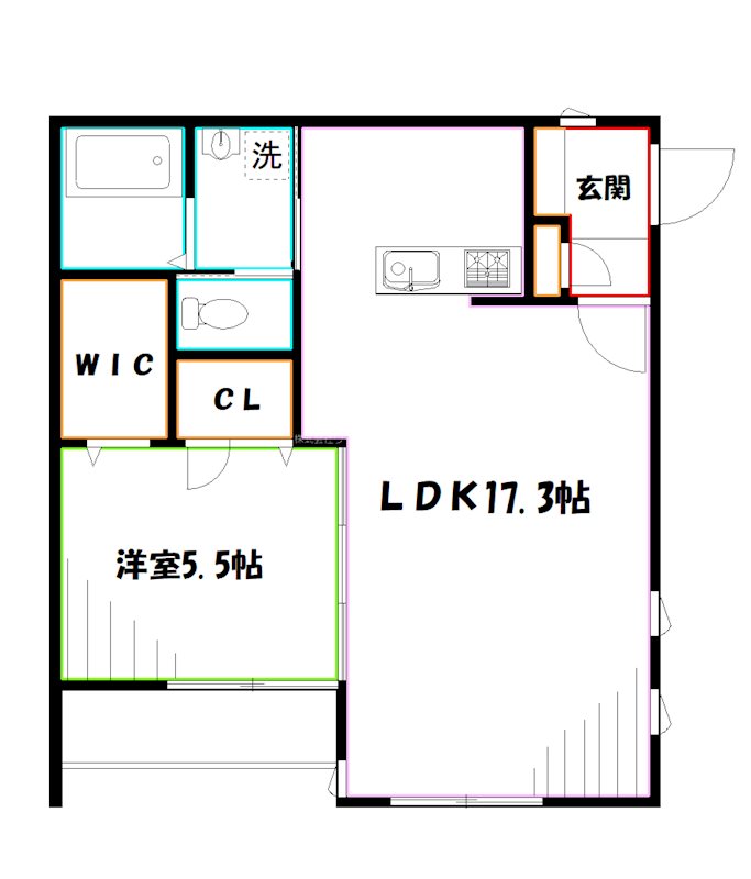 クーボワ 間取り