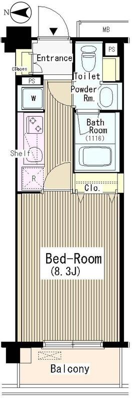 クラッサ中野  間取り図