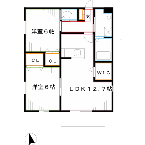 Ｆｏｒｅｓｔ深大寺 間取り