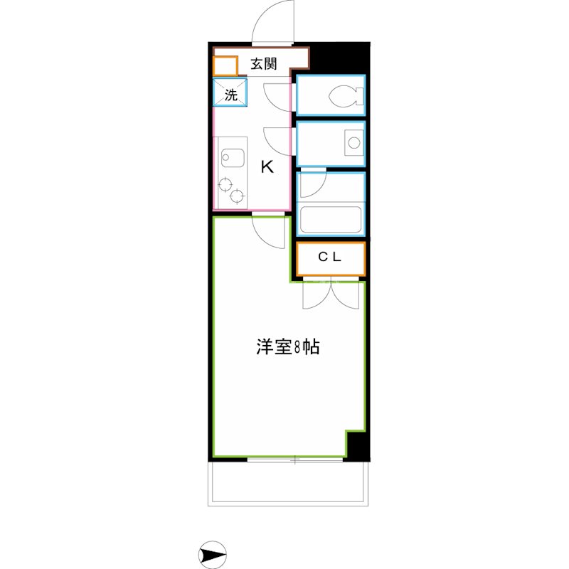 ジャルダンＭ・Ｋ 間取り
