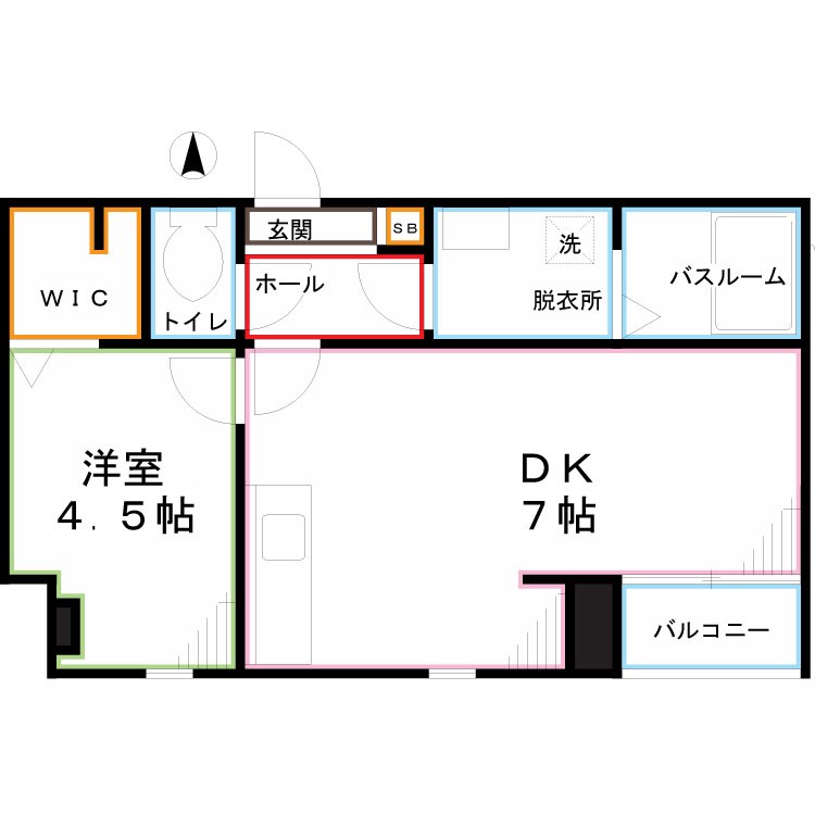 ビューノハナブサ 間取り