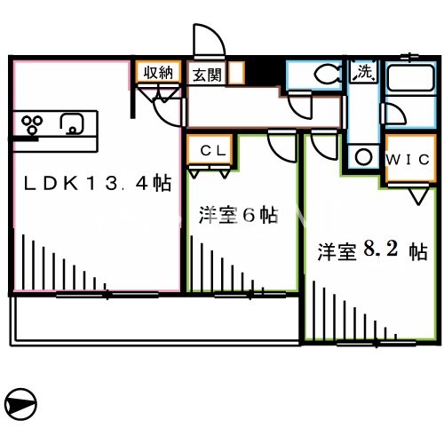 Wisteria浅間 間取り