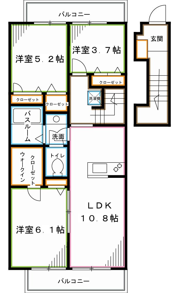 Tivoli鷺宮 間取り