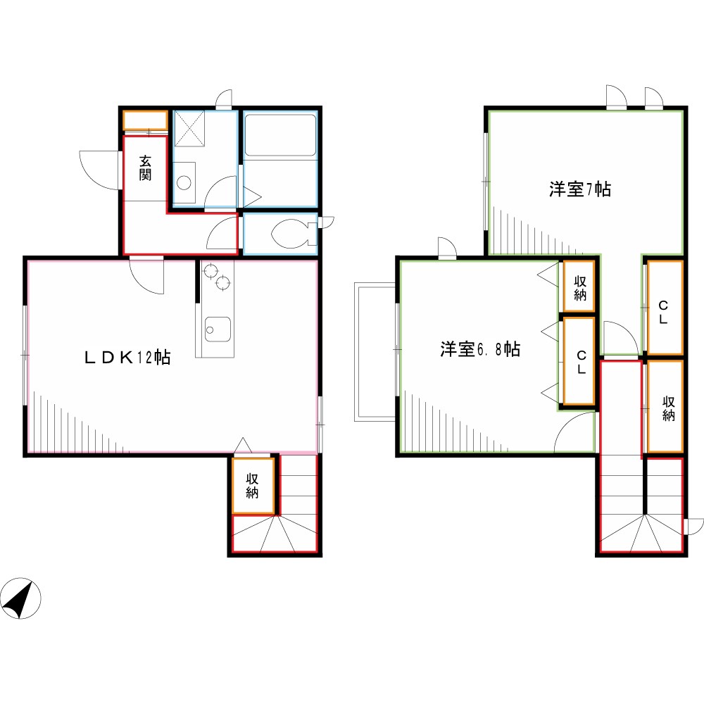 Ｌｕｚ三鷹 間取り
