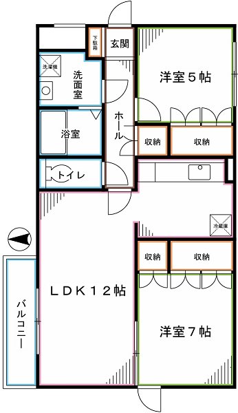 パールハイツ恋ヶ窪 間取り