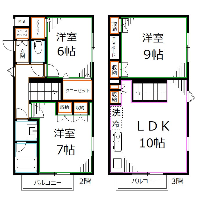 ポンデラブル 間取り