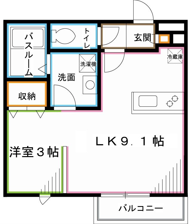 ガーデンヒルズⅠ 間取り