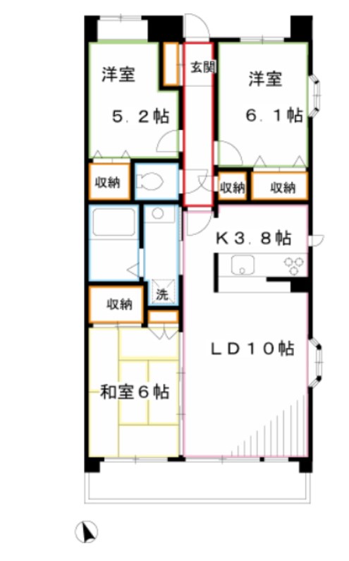 サンストリーム 間取り