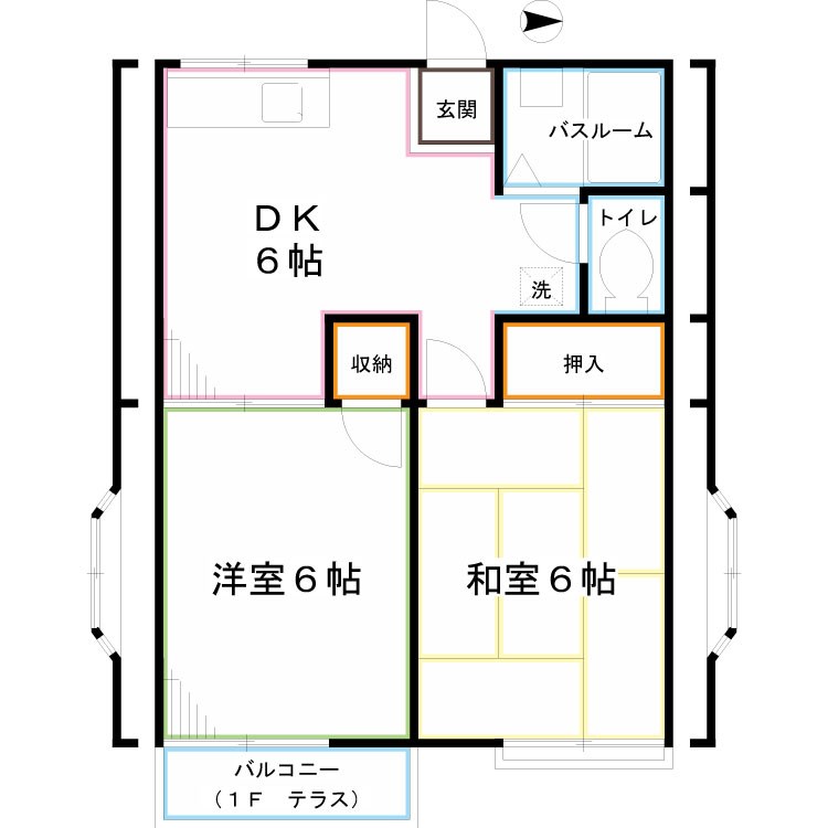 エース一里塚 間取り