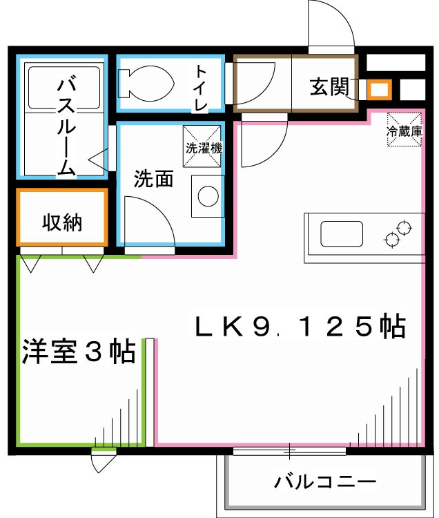 GardenHillsⅠ 間取り