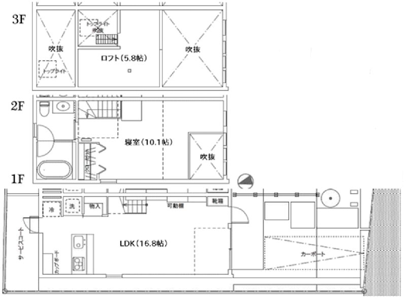 桂PLACE  間取り