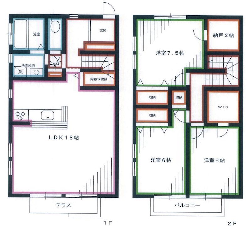 Casa Verde南荻窪　C棟 間取り