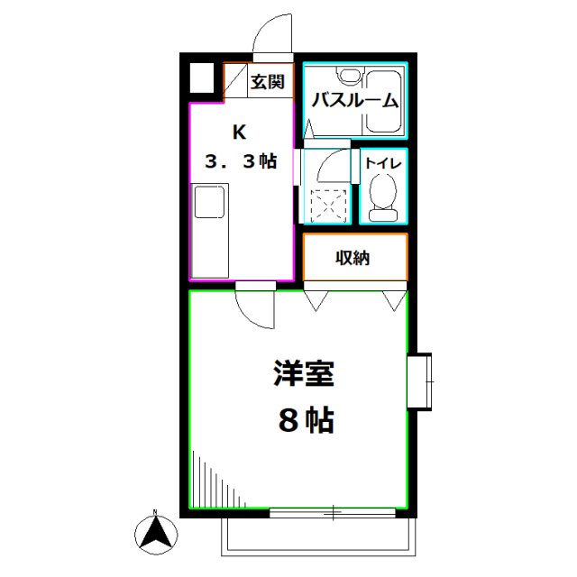 メゾンクレール 間取り図