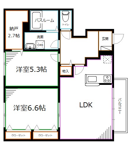 パインリーフ 間取り