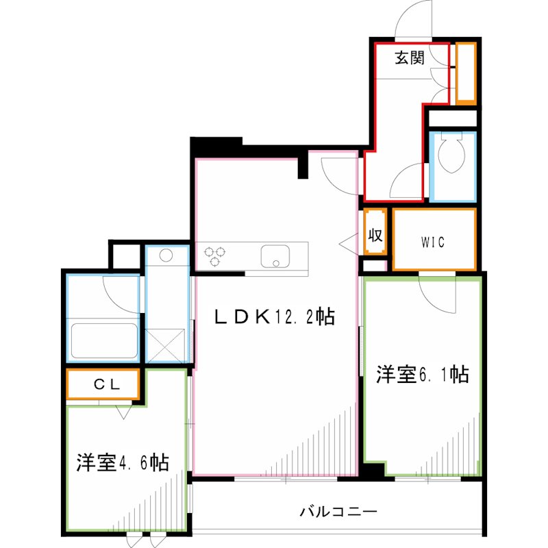 ＦＵＧＡ吉祥寺 間取り